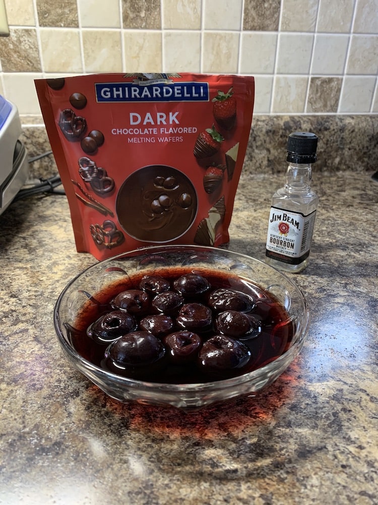 Drunken Cherry Chocolate Ingredients